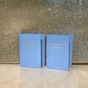 5 for $25 item 🌺 Dolce and Gabbana Light Blue Samples x2